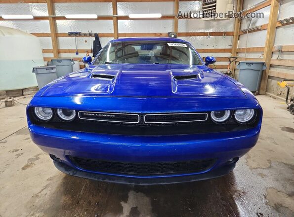 2C3CDZAG8JH252209 2018 DODGE CHALLENGER Синий Вид спереди