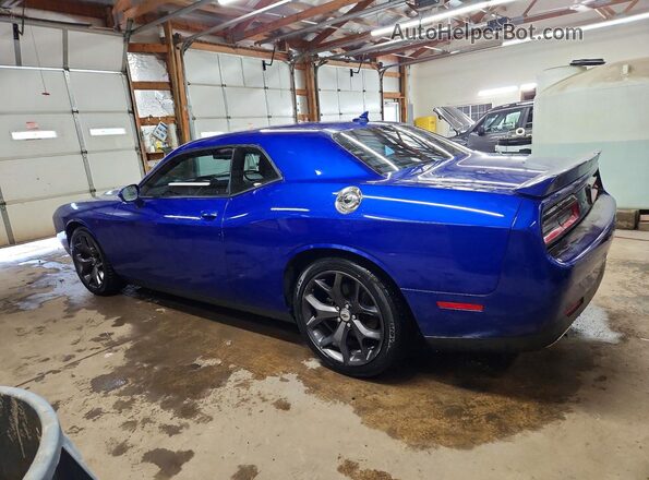 2C3CDZAG8JH252209 2018 DODGE CHALLENGER Синий Задняя левая четверть