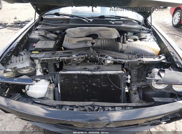 2C3CDZAG8JH321609 2018 DODGE CHALLENGER Black უკანა ხედი
