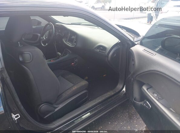 2C3CDZAG8KH752369 2019 DODGE CHALLENGER Black Widok wnętrza z przodu