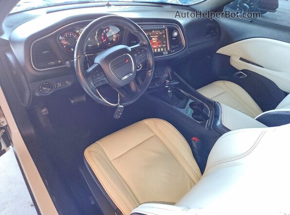 2C3CDZAG9GH202525 2016 DODGE CHALLENGER White წინა პანელის ხედი