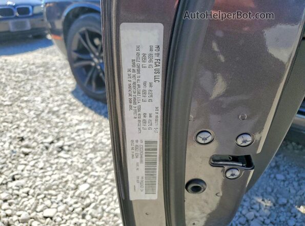 2C3CDZAG9HH640866 2017 DODGE CHALLENGER Charcoal VIN կոդի պիտակի տեսք