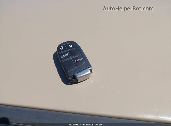 2C3CDZAG9HH659577 2017 DODGE CHALLENGER Tan Vista del salpicadero