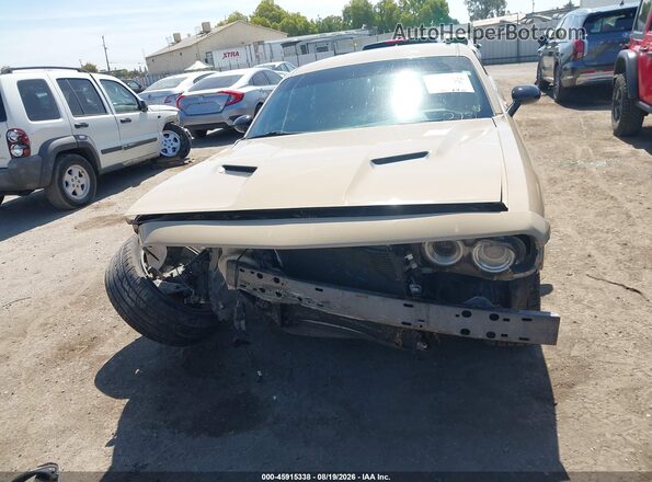 2C3CDZAG9HH659577 2017 DODGE CHALLENGER Tan Vista interior trasera