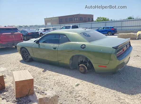 2C3CDZAG9JH153351 2018 DODGE CHALLENGER Зеленый Задняя левая четверть
