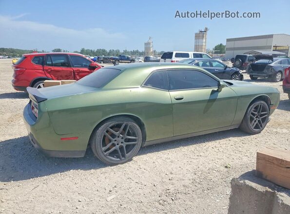 2C3CDZAG9JH153351 2018 DODGE CHALLENGER Зеленый Задняя правая четверть