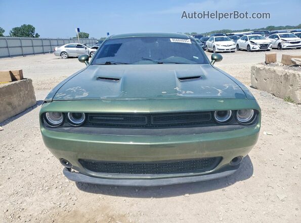 2C3CDZAG9JH153351 2018 DODGE CHALLENGER Зеленый Вид спереди