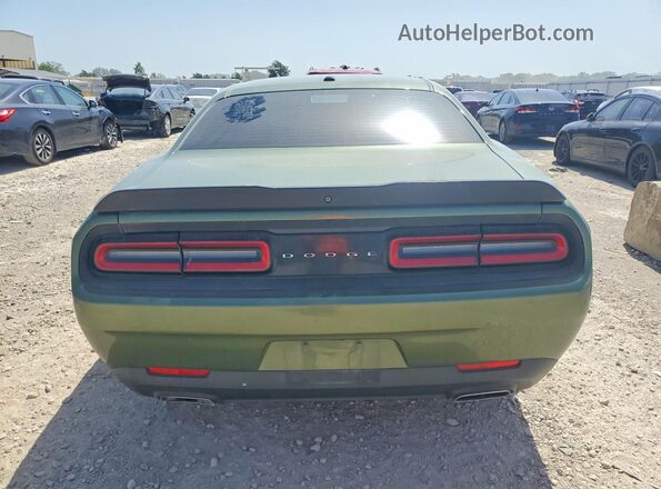 2C3CDZAG9JH153351 2018 DODGE CHALLENGER Зеленый Вид сзади