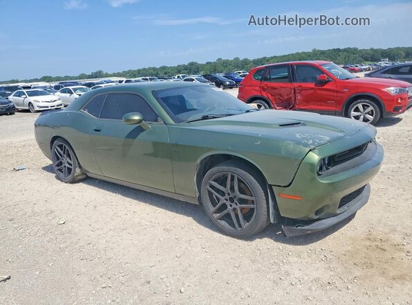 2C3CDZAG9JH153351 2018 DODGE CHALLENGER Зеленый Передняя правая четверть