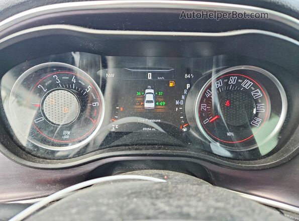 2C3CDZAG9JH220000 2018 DODGE CHALLENGER Black Widok zestawu wskaźników