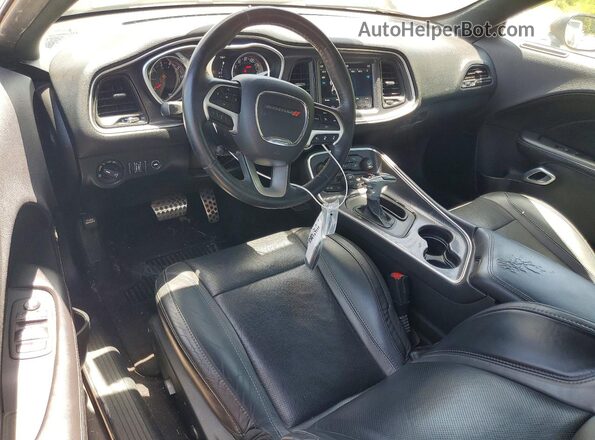 2C3CDZAG9JH259184 2018 DODGE CHALLENGER Gray Dashboard view