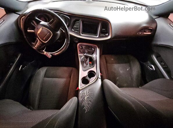 2C3CDZAG9JH294940 2018 DODGE CHALLENGER Black წინა პანელის ხედი