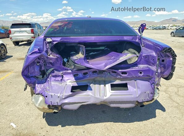 2C3CDZAG9KH558028 2019 DODGE CHALLENGER Purple Widok z tyłu
