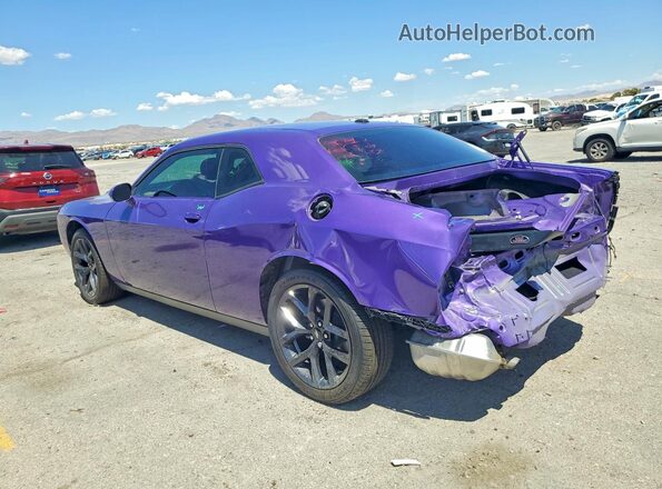 2C3CDZAG9KH558028 2019 DODGE CHALLENGER Purple Tył lewy
