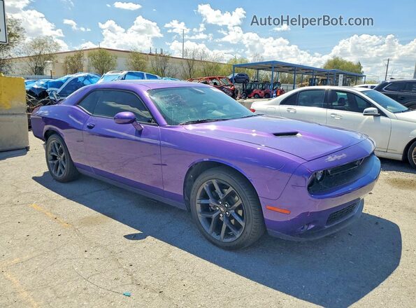 2C3CDZAG9KH558028 2019 DODGE CHALLENGER Purple Przód prawy