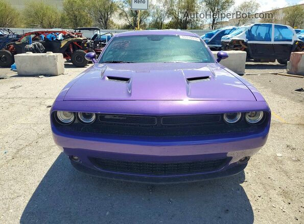 2C3CDZAG9KH558028 2019 DODGE CHALLENGER Purple Widok z przodu