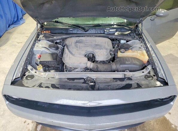 2C3CDZAG9KH616395 2019 DODGE CHALLENGER Gray Widok wnętrza z tyłu