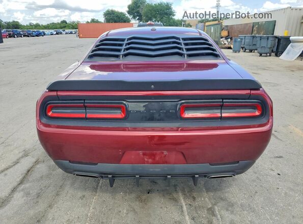 2C3CDZAG9LH106050 2020 DODGE CHALLENGER Burgundy Rear view