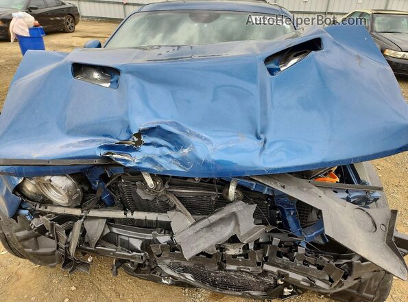 2C3CDZAG9LH243540 2020 DODGE CHALLENGER Blue Rear interior view