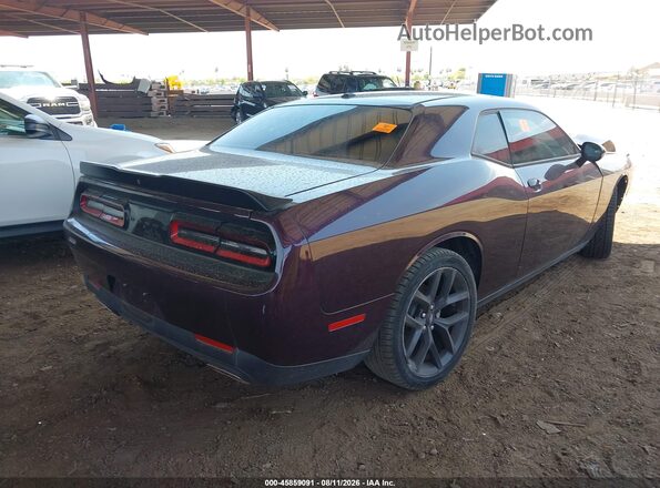 2C3CDZAG9MH573115 2021 DODGE CHALLENGER Purple Հետևի աջ