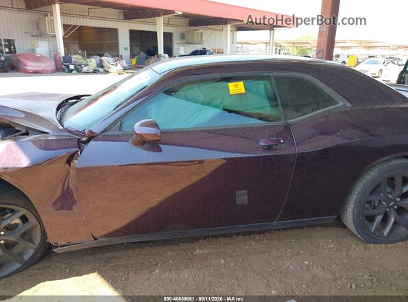 2C3CDZAG9MH573115 2021 DODGE CHALLENGER Purple Սալոնի հետևի տեսք
