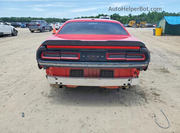 2C3CDZAG9PH554195 2023 DODGE CHALLENGER Red Widok z tyłu