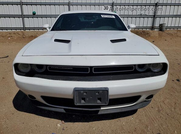 2C3CDZAGXGH107813 2016 DODGE CHALLENGER White Вид спереду