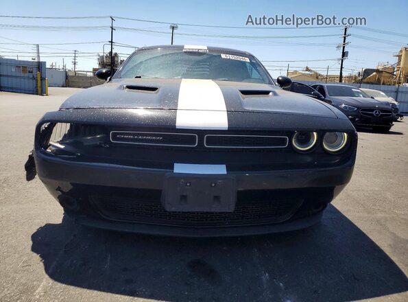 2C3CDZAGXGH236604 2016 DODGE CHALLENGER Black Դիմացի տեսք