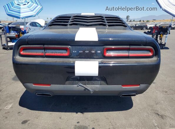 2C3CDZAGXGH236604 2016 DODGE CHALLENGER Black Հետևի տեսք