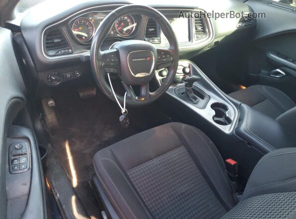 2C3CDZAGXHH539304 2017 DODGE CHALLENGER Black Вид панелі приладів