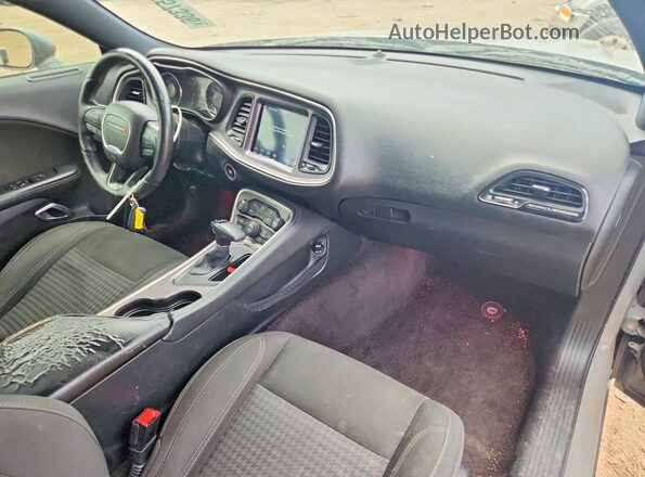 2C3CDZAGXHH543062 2017 DODGE CHALLENGER Gray Առջևի վահանակի տեսք
