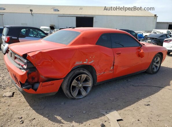 2C3CDZAGXHH659295 2017 DODGE CHALLENGER Оранжевый Задняя правая четверть