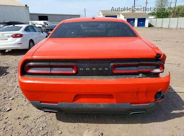 2C3CDZAGXHH659295 2017 DODGE CHALLENGER Оранжевый Вид сзади