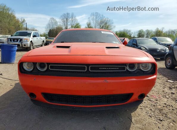 2C3CDZAGXHH659295 2017 DODGE CHALLENGER Оранжевый Вид спереди
