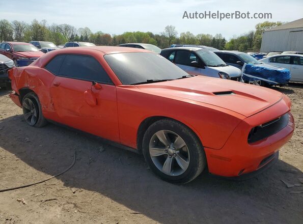 2C3CDZAGXHH659295 2017 DODGE CHALLENGER Оранжевый Передняя правая четверть
