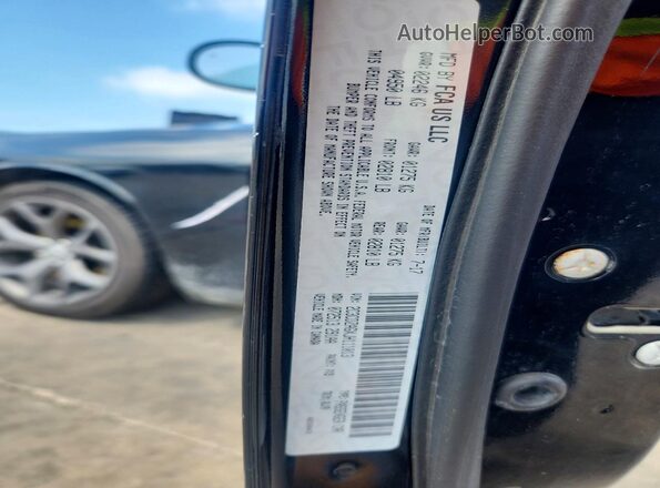 2C3CDZAGXJH111013 2018 DODGE CHALLENGER Black ძრავის განყოფილების ხედი