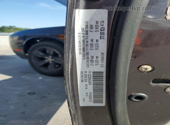 2C3CDZAGXJH245374 2018 DODGE CHALLENGER Gray Շարժիչի բաժամունքի տեսք