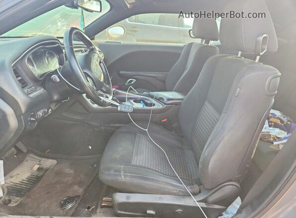 2C3CDZAGXJH321918 2018 DODGE CHALLENGER Gray Vista interior delantera