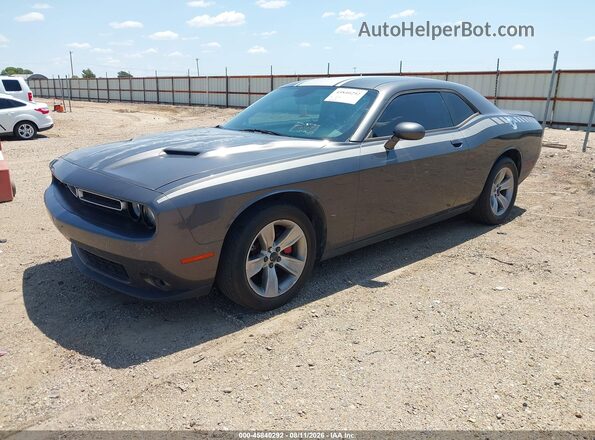 2C3CDZAGXKH687542 2019 DODGE CHALLENGER Gray Vista tres cuartos delantera izquierda