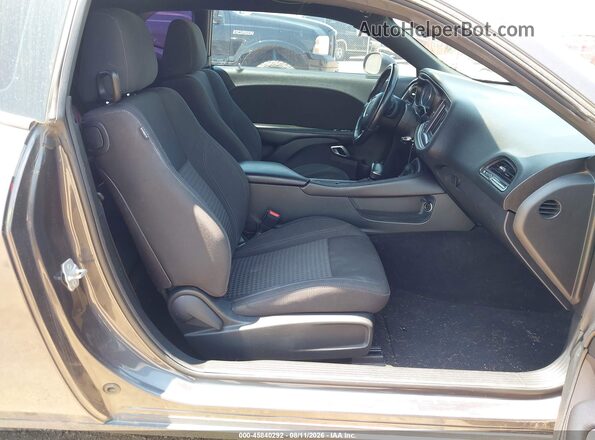 2C3CDZAGXKH687542 2019 DODGE CHALLENGER Gray Vista interior delantera