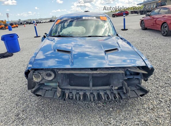 2C3CDZAGXLH198933 2020 DODGE CHALLENGER Blue Դիմացի տեսք
