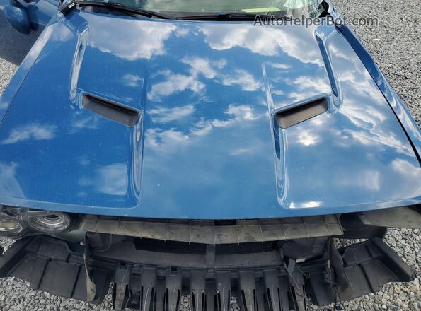 2C3CDZAGXLH198933 2020 DODGE CHALLENGER Blue Սալոնի հետևի տեսք