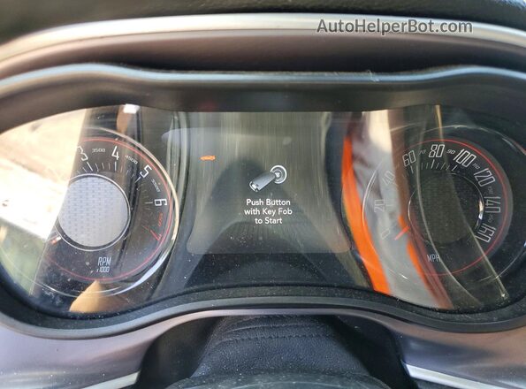 2C3CDZAGXLH210904 2020 DODGE CHALLENGER Black Вид щитка приладів