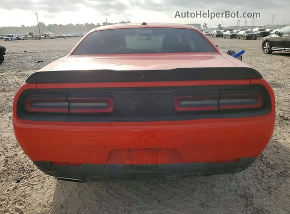 2C3CDZAGXMH547266 2021 DODGE CHALLENGER Orange Вид ззаду