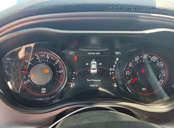 2C3CDZAGXPH574374 2023 DODGE CHALLENGER Blue Instrument cluster view