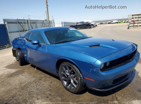 2C3CDZAGXPH574374 2023 DODGE CHALLENGER Blue Front right