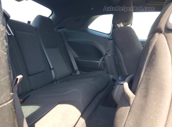 2C3CDZAGXPH574374 2023 DODGE CHALLENGER Blue Rear seats view