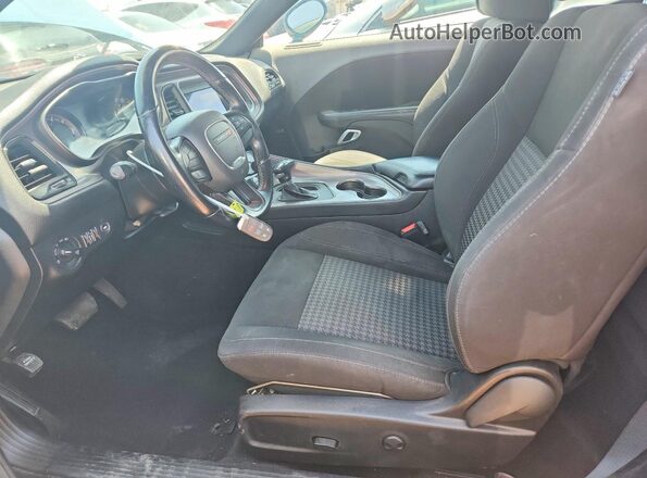 2C3CDZAGXPH574374 2023 DODGE CHALLENGER Blue Front interior view