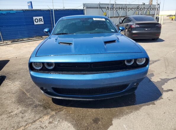 2C3CDZAGXPH574374 2023 DODGE CHALLENGER Blue Front view