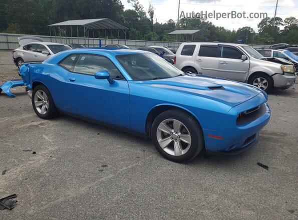 2C3CDZAGXPH610967 2023 DODGE CHALLENGER Blue Delantero derecho
